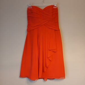 David's Bridal Strapless Party Dress Sz 16